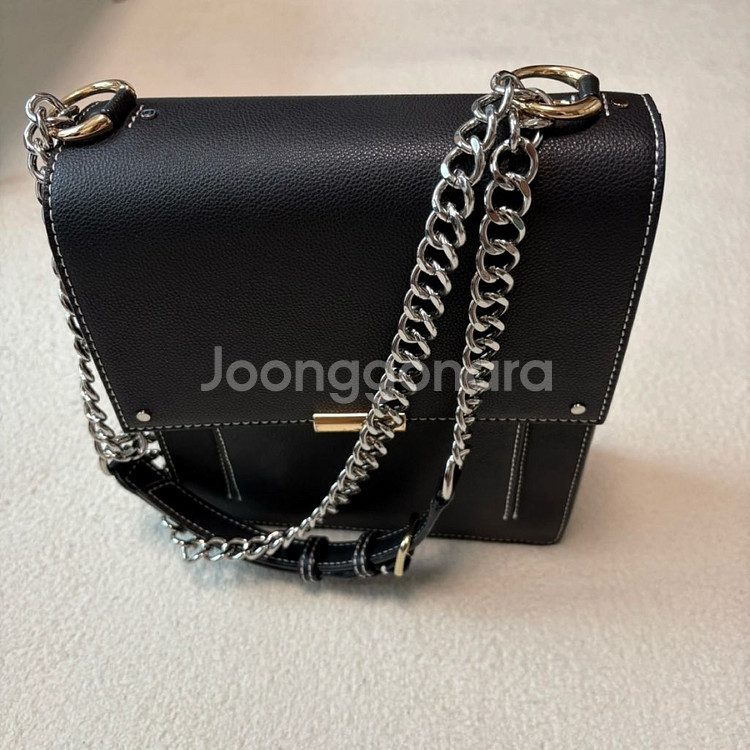 찰스앤키스 블랙 체인 숄더백 크로스백--0