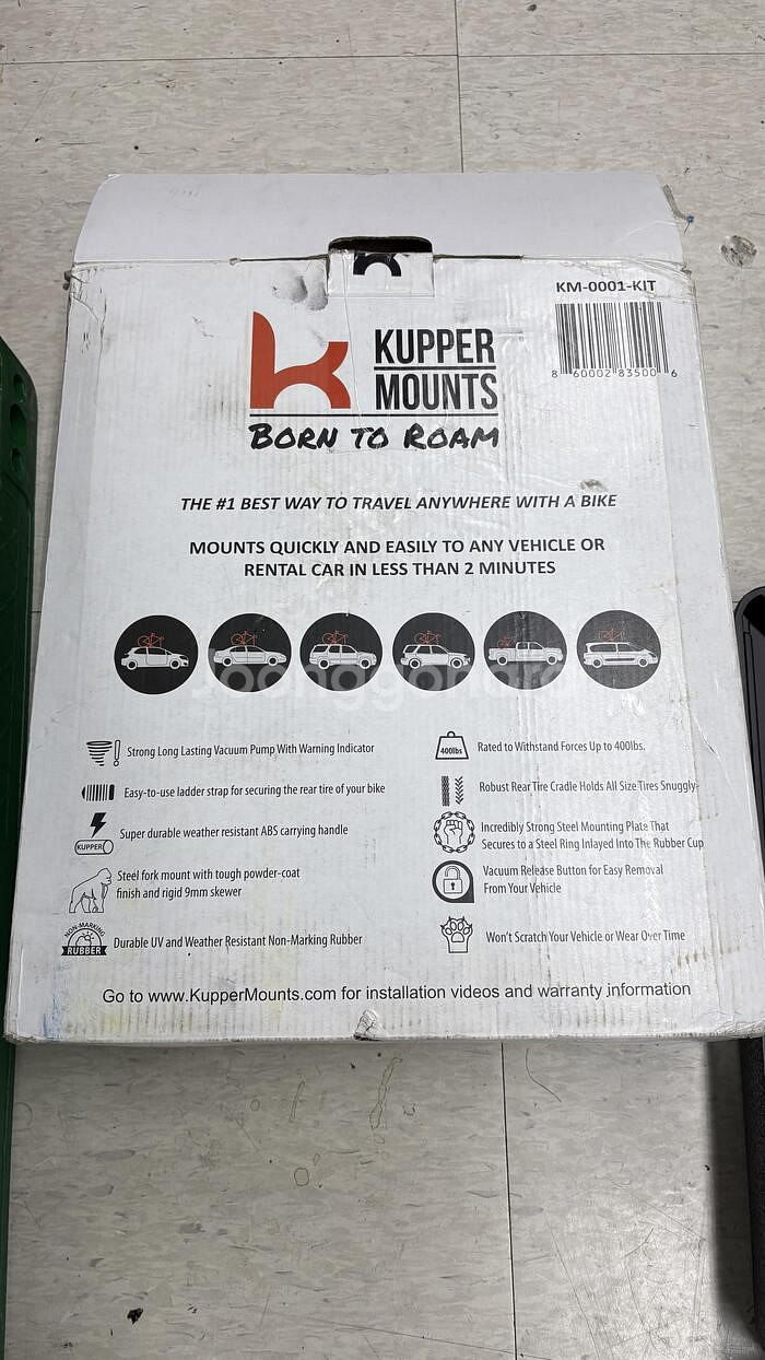 자전거 캐리어 (흡착식,쿠퍼마운트)--2