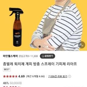 좀벌레 퇴치 계피 스프레이