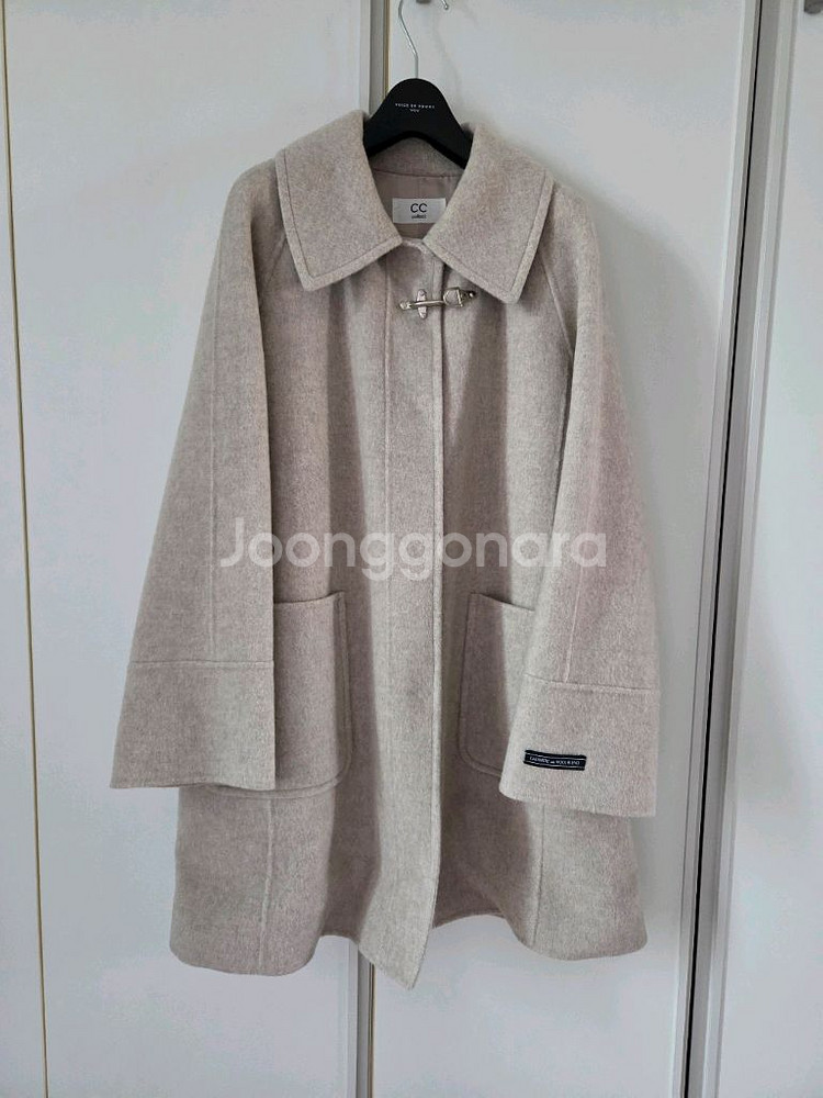 cc 콜렉트 A라인 중기장 코트--0