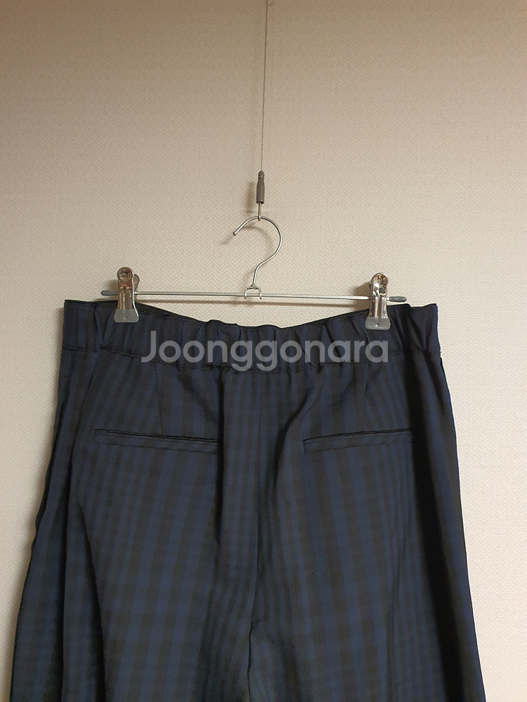 타임 time 한섬 백밴딩 핀턱 와이드 팬츠 55사이즈--6