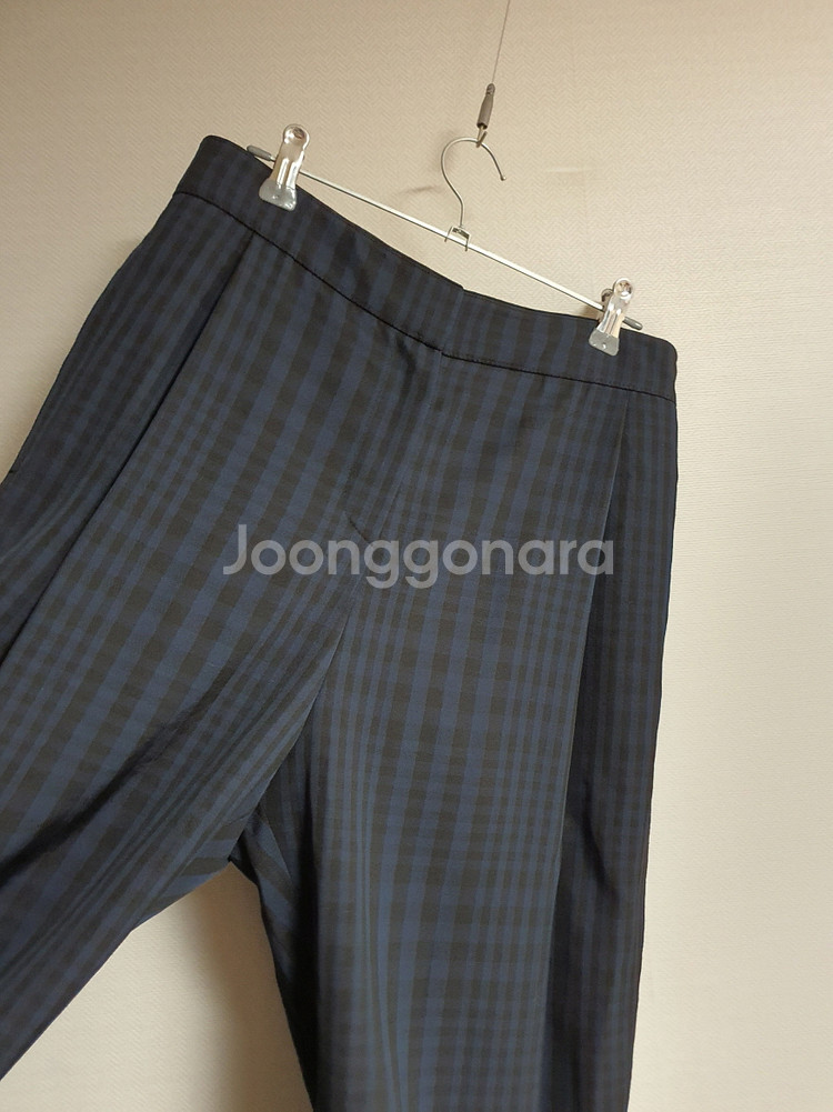 타임 time 한섬 백밴딩 핀턱 와이드 팬츠 55사이즈--2