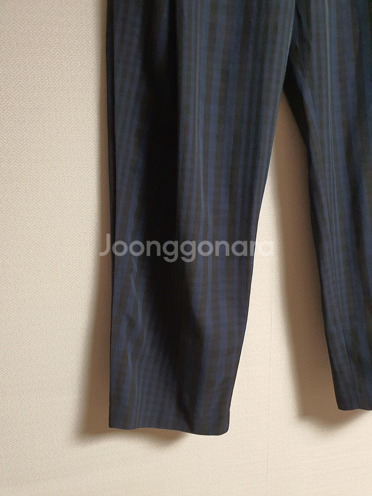 타임 time 한섬 백밴딩 핀턱 와이드 팬츠 55사이즈--3