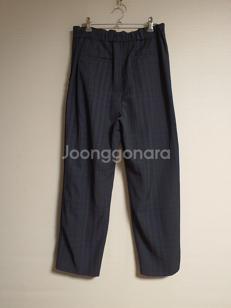 타임 time 한섬 백밴딩 핀턱 와이드 팬츠 55사이즈--5