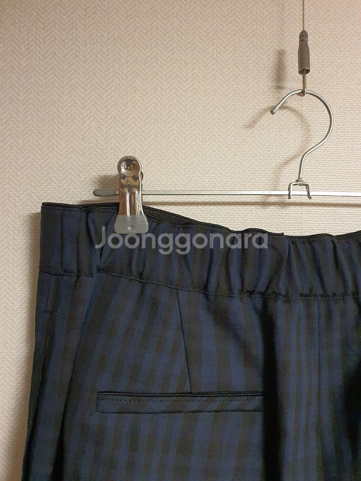 타임 time 한섬 백밴딩 핀턱 와이드 팬츠 55사이즈--7