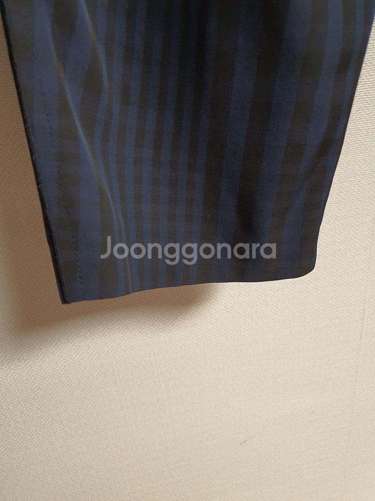 타임 time 한섬 백밴딩 핀턱 와이드 팬츠 55사이즈--4