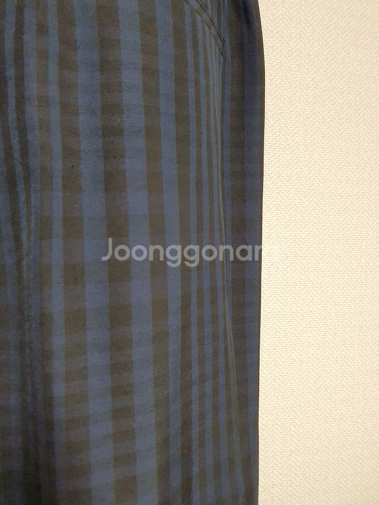 타임 time 한섬 백밴딩 핀턱 와이드 팬츠 55사이즈--8