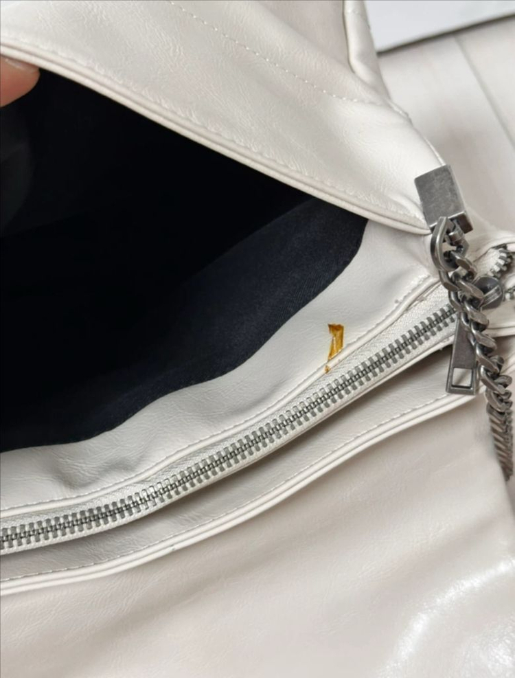 자라 락플립백 아이보리 체인 숄더백 가방 이미지