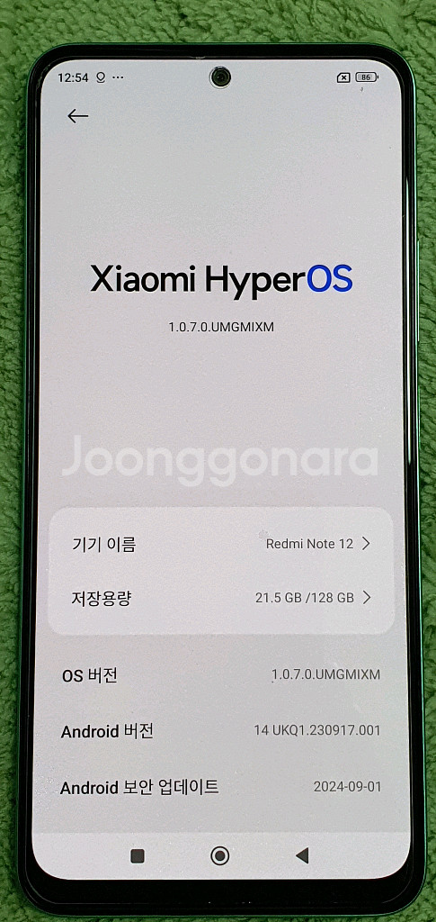 샤오미노트12 128gb--0