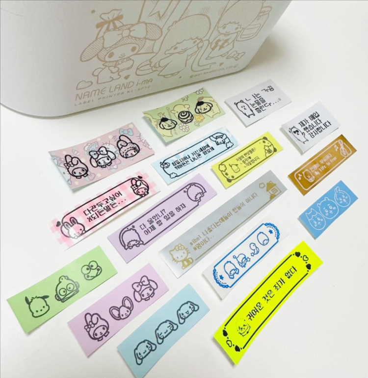 산리오 네임랜드 라벨기 카시오 KL-SP10-SA--0