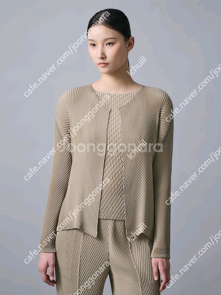 이세이미야케 롬버스 가디건--1