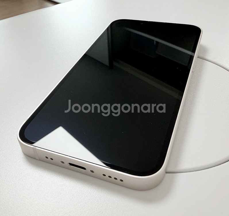 아이폰13미니 128GB 화이트 87% 풀박스 +이어폰--1
