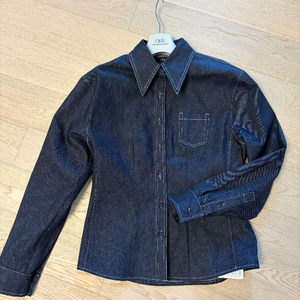 오르 콜레트 데님 셔츠 새상품