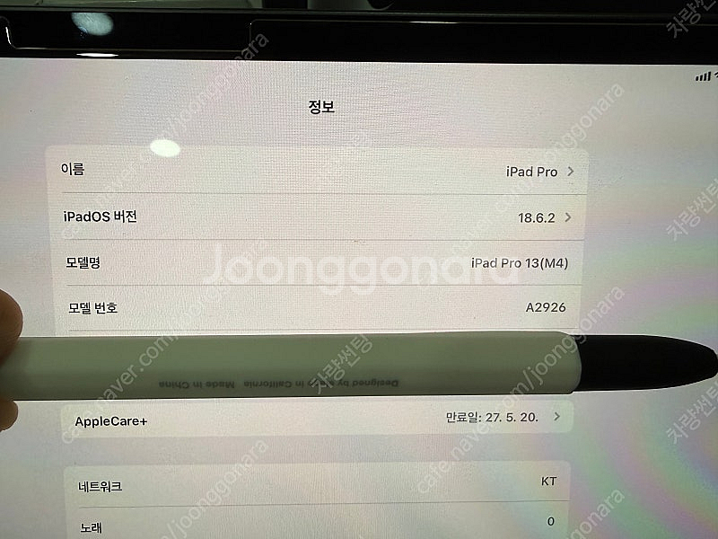 아이패드 프로7세대 M4 13인치 셀룰러(애케플)--1