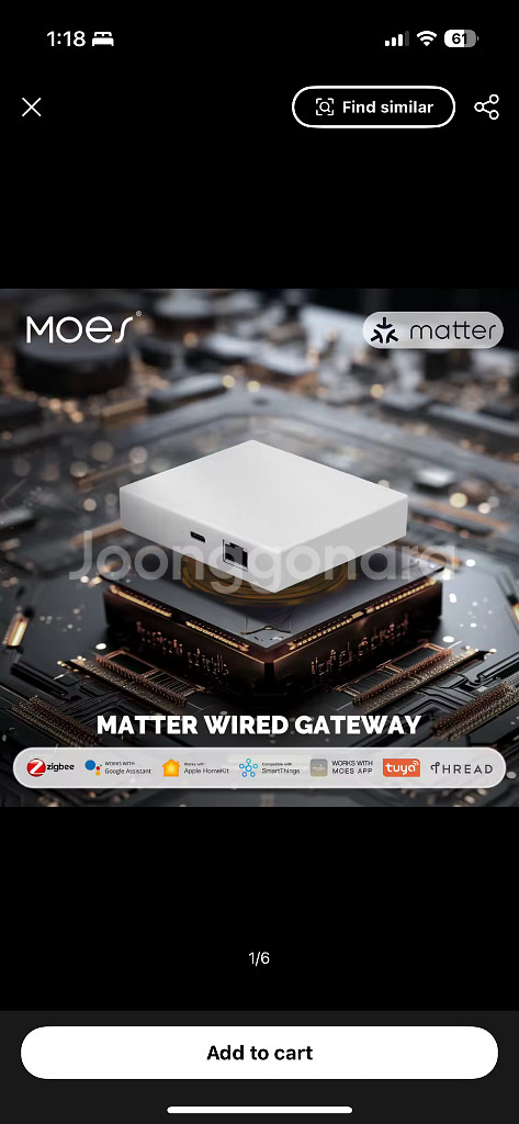 MOES Matter 지그비 허브--1