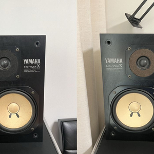 야마하 NS-10MX 북쉘프 스피커 1조 +iso스탠드
