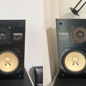 야마하 NS-10MX 북쉘프 스피커 1조 +iso스탠드