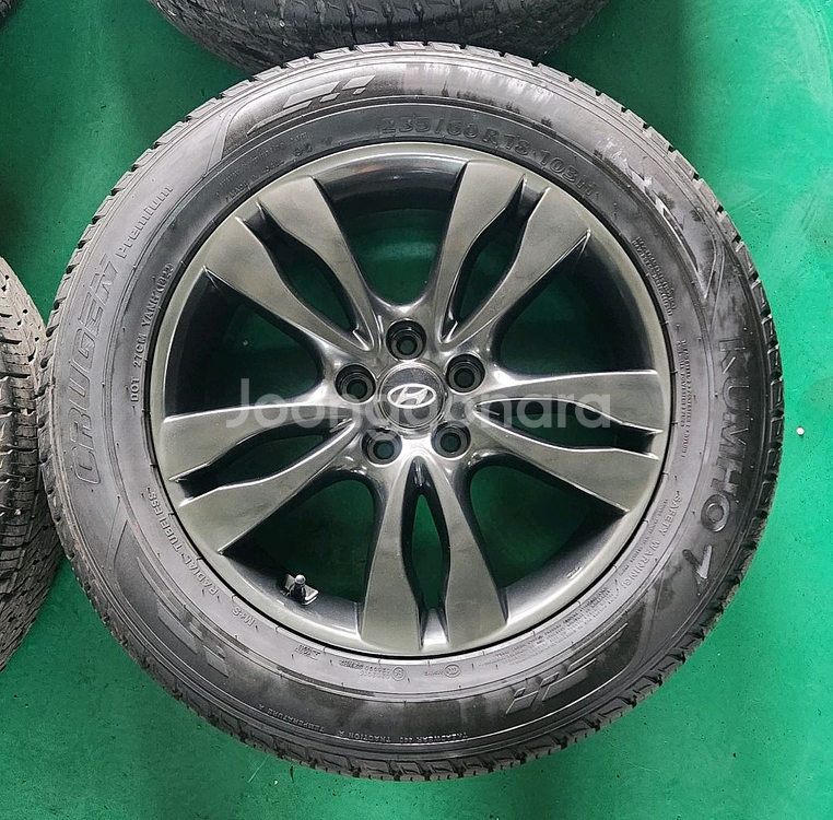 베라크루즈 18인치 고스트크롬 휠타이어 판매--1