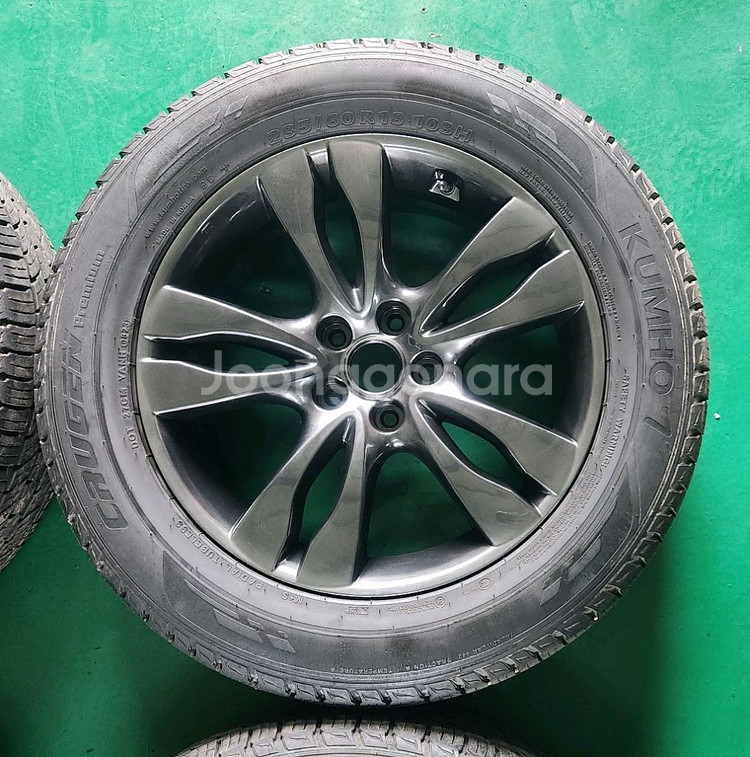 베라크루즈 18인치 고스트크롬 휠타이어 판매--3