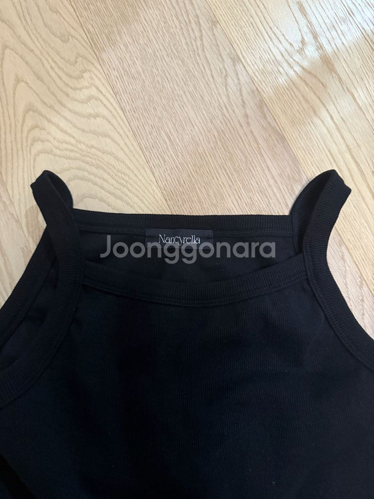 낸시렐라 철벽방어 톡톡 나시 블랙 새상품--1