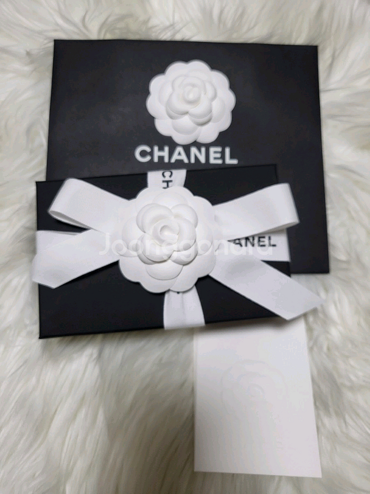 샤넬 지퍼돌이 카드지갑 블랙 캐비어 은장--6