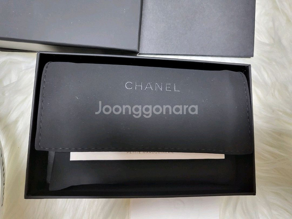 샤넬 지퍼돌이 카드지갑 블랙 캐비어 은장--5