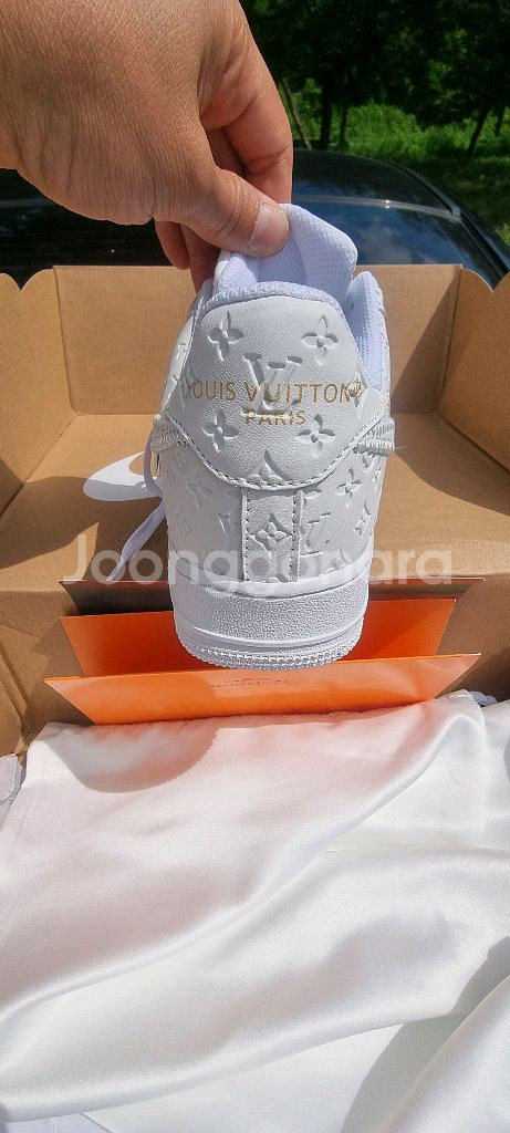 루이비통 나이키 에어포스1 로우 화이트 버질아블로280--1