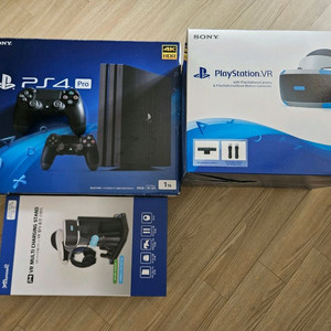PS4프로+PS VR+충전 거치대