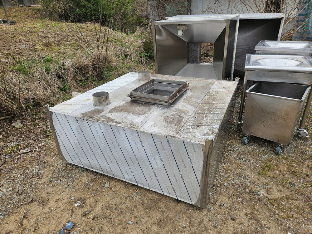 업소용 배기후드 스텐후드 사각 삿갓형 주방 식당 식품공장--3