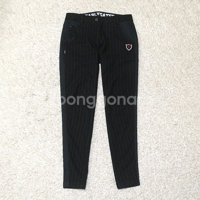 0)파리게이츠 우먼즈 스트라이프 스판 골프팬츠--1