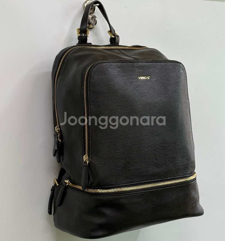 빈치스벤치 가죽 백팩--0