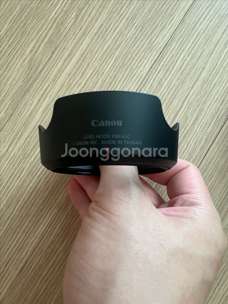 캐논 카메라 렌즈 후드 EW-63C 팝니다--0