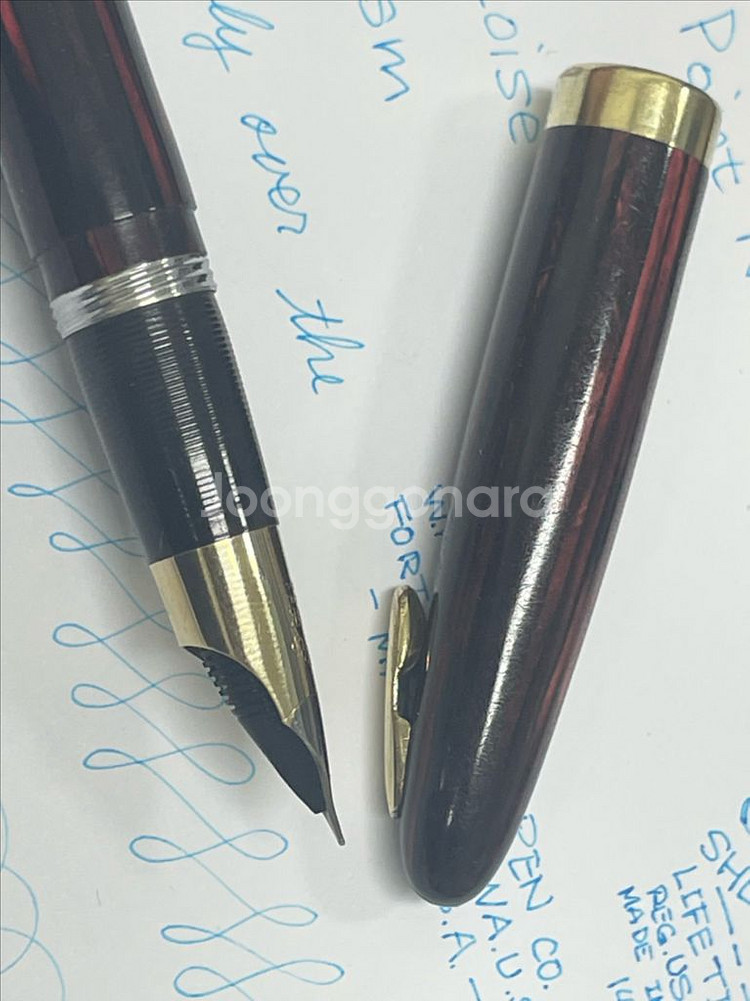 쉐퍼 만년필 터커웨이 Vac-Fill 카민 레드 14K--5