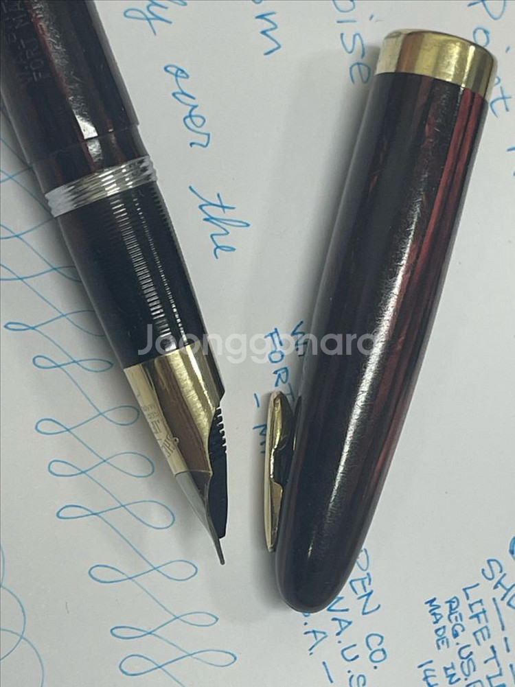 쉐퍼 만년필 터커웨이 Vac-Fill 카민 레드 14K--7