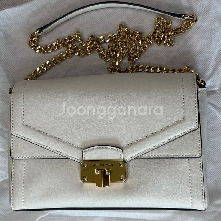 마이클코어스 MK 화이트 숄더백 크로스백--0