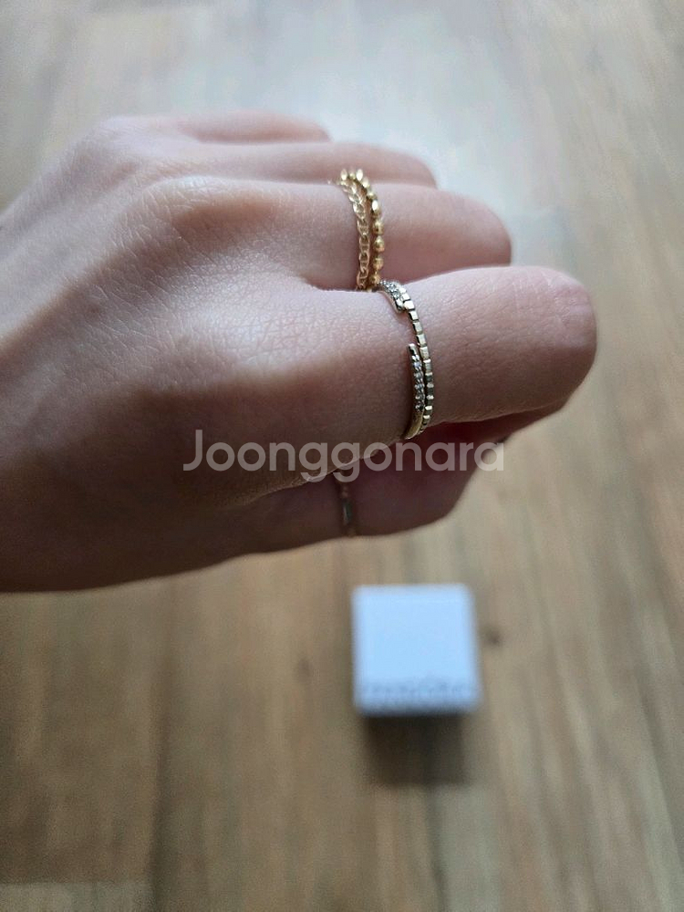 14k 리얼화이트반지 추석까지만19만원--0