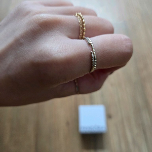 14k 리얼화이트반지 추석까지만19만원