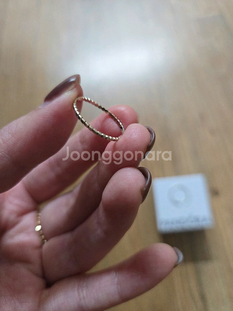 14k 리얼화이트반지 추석까지만19만원--5