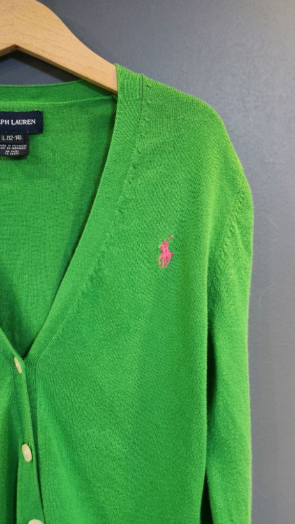 폴로 랄프로렌 키즈 여아 니트 가디건 L / 12-14 이미지