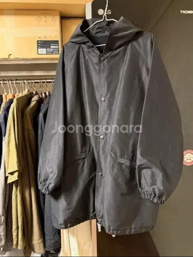 comoli 코모리/코튼 실크 후드 코트/3--1