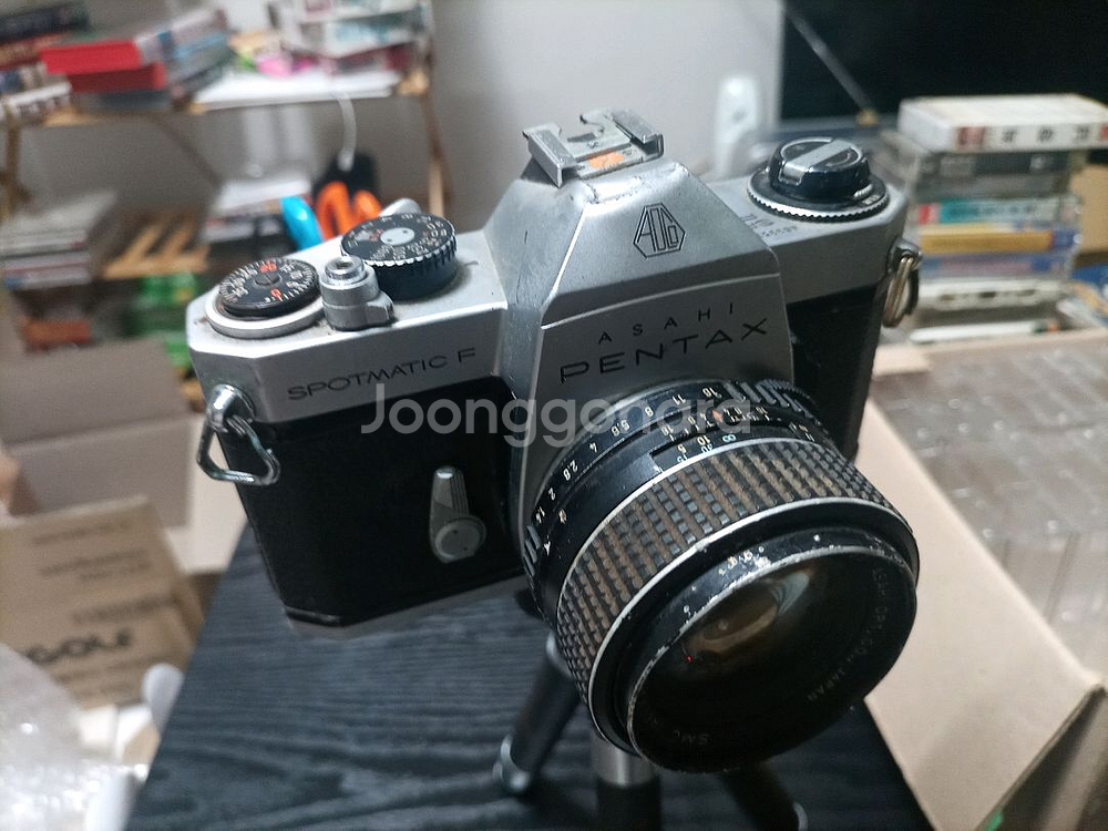 (고장품)PENTAX SPOTMATIC F 필름 카메라--1