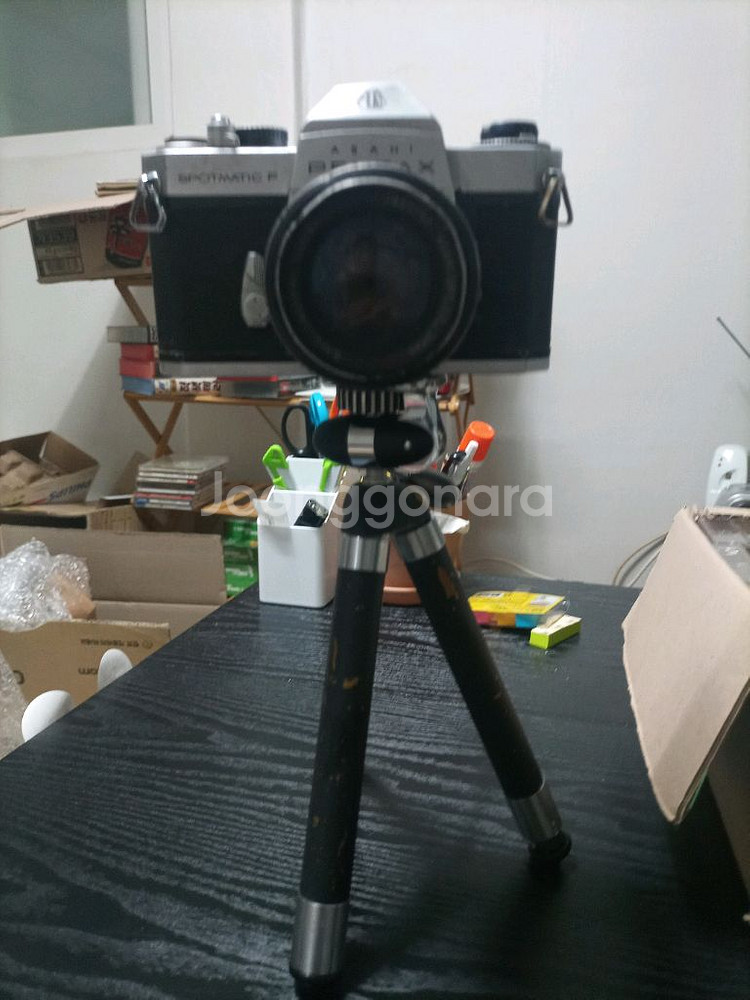 (고장품)PENTAX SPOTMATIC F 필름 카메라--0