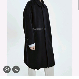 21fw 타임옴므 발마칸 코트 100 네이비