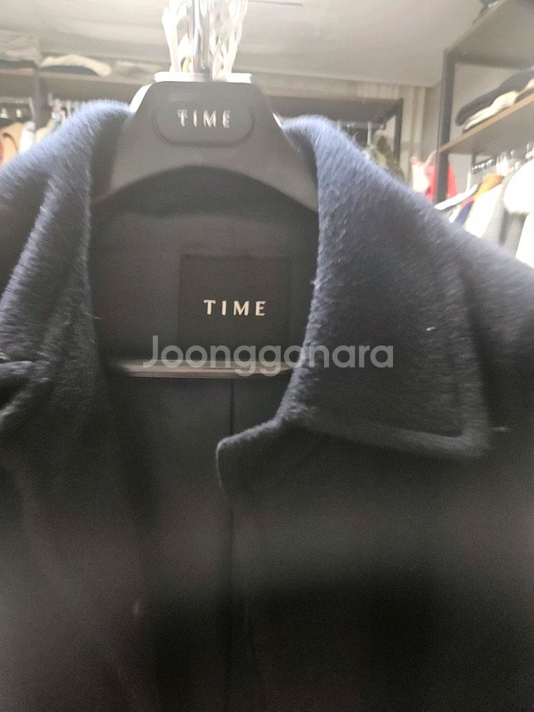 (최종가격)21fw 타임옴므 발마칸 코트 100 네이비--2