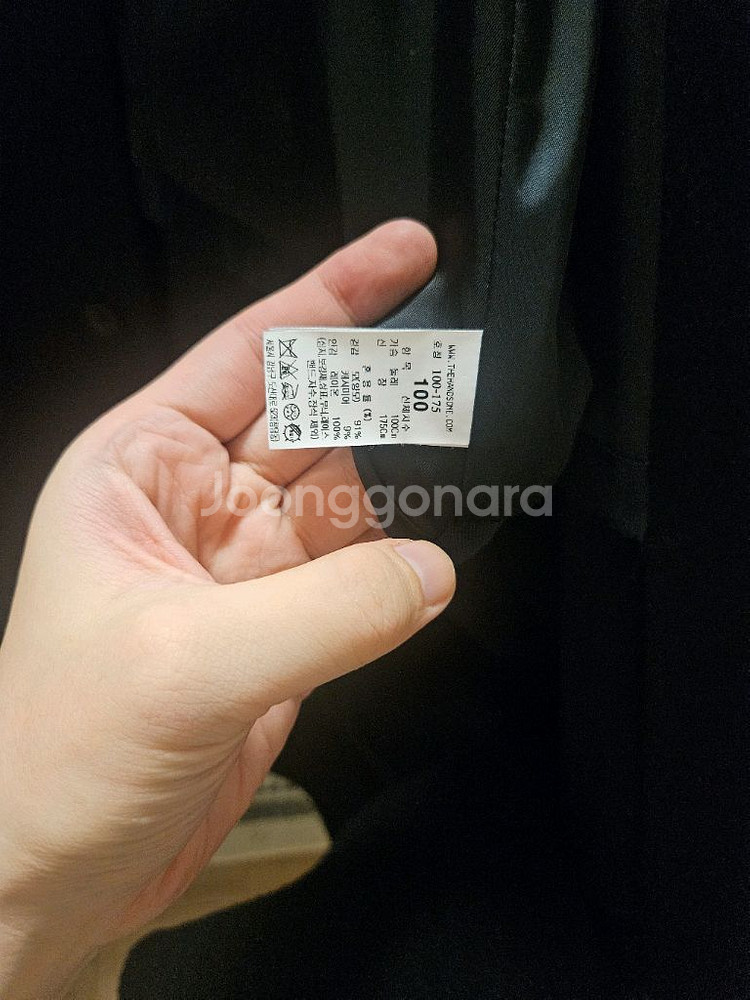 (최종가격)21fw 타임옴므 발마칸 코트 100 네이비--3