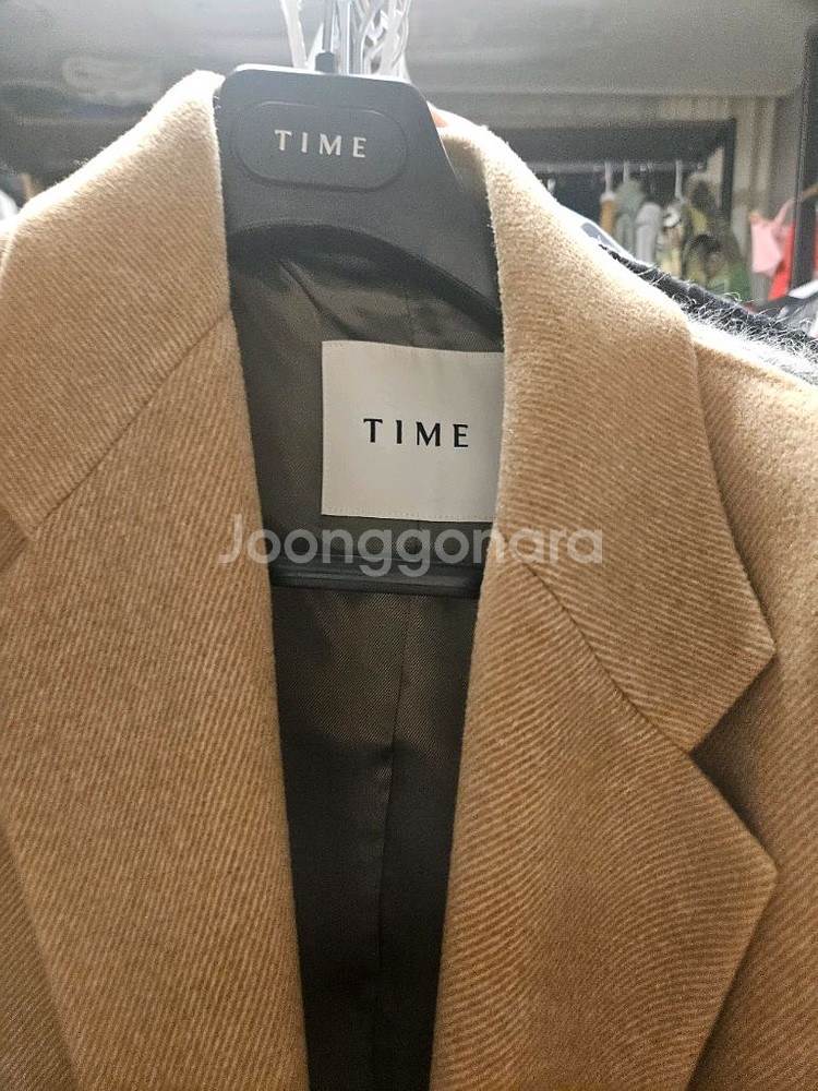 (최종가격)21fw 타임옴므 코트 카멜 100 사이즈--2