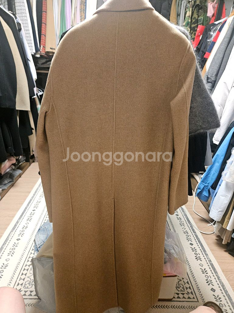 (최종가격)21fw 타임옴므 코트 카멜 100 사이즈--4