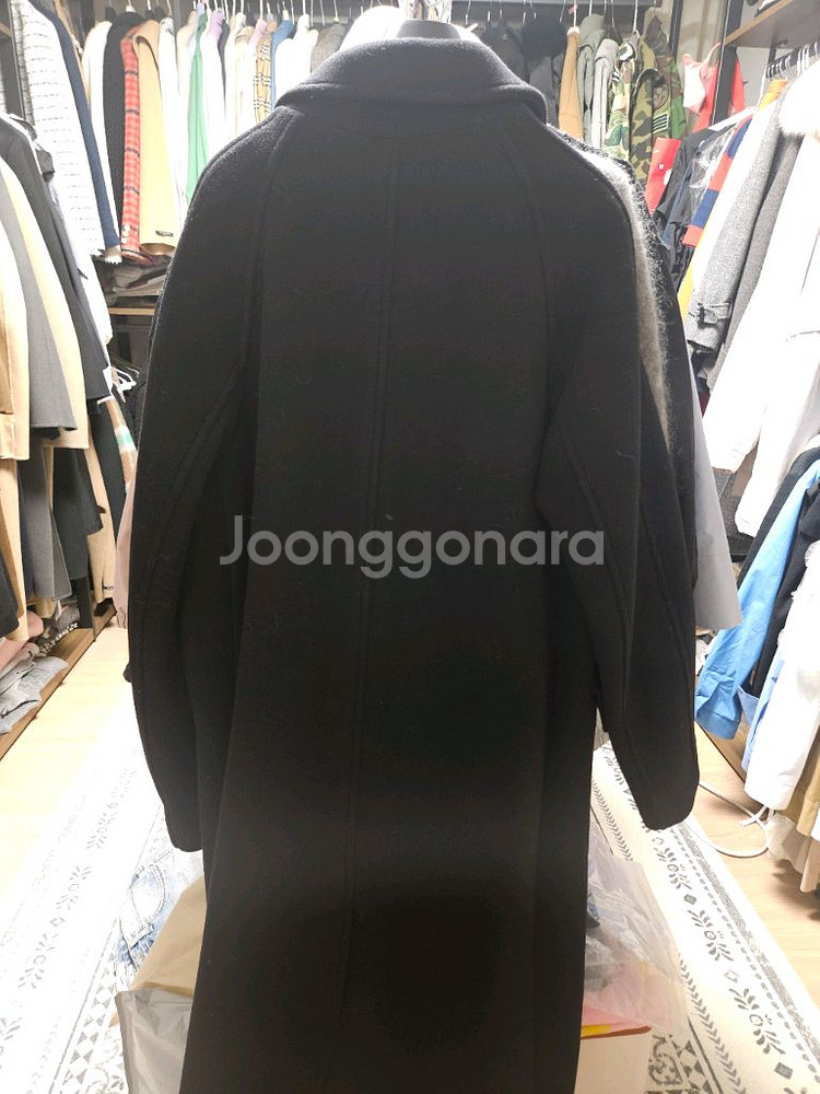 (최종가격)띠어리 오다기리조 발마칸 코트 판매 블랙 m--4