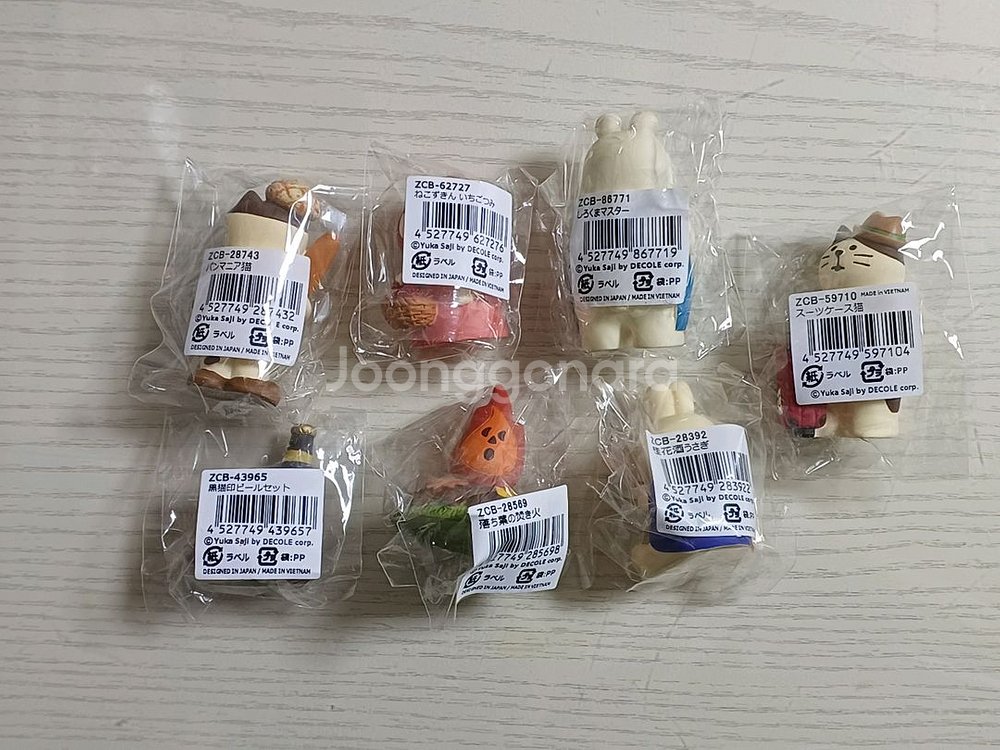데꼴 카페 데코용 피규어 가챠 미니 피규어 단품 판매--1