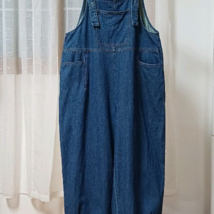 데님 멜빵 청바지 XL(택포)